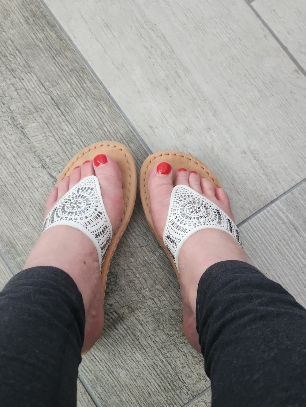 Cliff's By White Mountain Cienna Wedge Sandal - 7.5 WIDE WIDTH